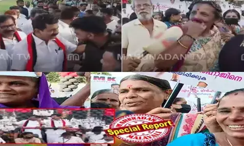 വയസായിപ്പോയി, അല്ലെങ്കില്‍ ഇതിനുളള പണി ഞങ്ങള്‍ എടുത്തേനെ: പി വി അന്‍വറിന്റെ ശക്തിപ്രകടനത്തില്‍ പങ്കെടുത്ത സ്ത്രീകളെ ഭീഷണിപ്പെടുത്തുന്ന വീഡിയോ ദൃശ്യങ്ങള്‍ പുറത്ത്; കൊടുവായൂര്‍ സ്വദേശിനിയെ അന്‍വര്‍ അനൂകുലികള്‍ വിറപ്പിക്കുന്നതിന്റെ ദൃശ്യങ്ങള്‍ സോഷ്യല്‍ മീഡിയയില്‍