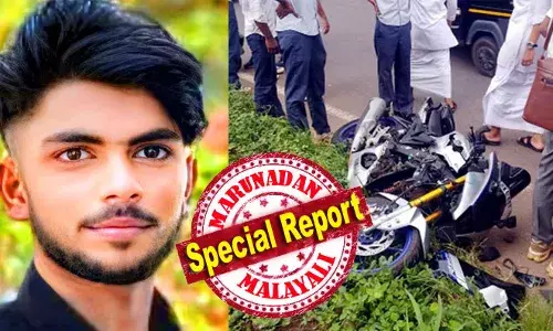 കെ എസ് ആര്‍ ടി സി ബസ്സും ബൈക്കും കൂട്ടിയിടിച്ച് കോളജ് വിദ്യാര്‍ത്ഥി മരിച്ചു; പരുക്കേറ്റ സൃഹത്ത് ആശുപത്രിയില്‍; ബസ്സിന്റെ അമിതവേഗതയും അശ്രദ്ധയും അപകടമുണ്ടാക്കിയപ്പോള്‍