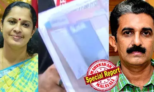 തദ്ദേശസ്ഥാപനങ്ങളിലെ പരസ്യബോര്‍ഡ് വച്ചതിന് കാര്‍ട്ടണ്‍ ഈടാക്കിയത് വന്‍തുക; കണ്ണൂരിലെ പല പഞ്ചായത്തുകളിലും കരാര്‍ എടുത്തത് പി പി ദിവ്യയുടെ ബിനാമി കമ്പനി;  ദിവ്യ കീഴടങ്ങുമെന്ന അഭ്യൂഹം തള്ളി അടുത്ത വൃത്തങ്ങള്‍