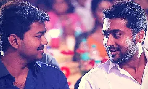 എന്‍ നന്‍പന്‍ പുതു വഴി തേടി പുതു യാത്ര ആരംഭിക്കുകയാണ്.... വിജയുടെ രാഷ്ട്രീയ പ്രവേശനത്തില്‍ ആശംസയുമായി സൂര്യ