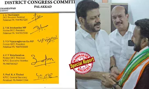 മുരളീധരനെ സ്ഥാനാര്‍ത്ഥിയായി പിന്തുണച്ച് ഒപ്പുവച്ചത് ജില്ലാ അധ്യക്ഷനും മൂന്ന് മുന്‍ ഡി.സി.സി. പ്രസിഡന്റുമാരും ഒരു വനിതാ നേതാവും; പാലക്കാട് ഡിസിസിയുടെ വിവാദ കത്തിന്റെ രണ്ടാംഭാഗം പുറത്ത്; കത്ത് ലഭിച്ചിട്ടില്ലെന്ന് ദീപാദാസ് മുന്‍ഷി