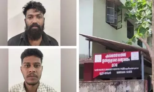 തൃശ്ശൂരിൽ എക്സൈസ് ഓഫീസിൽ അതിക്രമിച്ച് കയറി ആക്രമണം; ഇൻസ്പെക്ടർ അടക്കം മൂന്ന് പേർക്ക് പരിക്ക്; സംഭവത്തിൽ രണ്ട് പേർ പിടിയിൽ