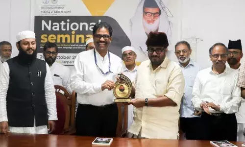 അമാനുല്ല വടക്കാങ്ങരയെ കാലിക്കറ്റ് യൂണിവേര്‍സിറ്റി അറബി വകുപ്പ് ആദരിച്ചു