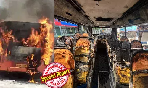 അപകട മുന്നറിയിപ്പ് സംവിധാനത്തില്‍നിന്നു അലാം ലഭിച്ചതോടെ ബസ് നിര്‍ത്തി; അതിവേഗം യാത്രക്കാരെ പുറത്തിറക്കി; പിന്നാലെ ഗ്ലാസുകള്‍ പൊട്ടിത്തെറിച്ചു;  ലോഫ്‌ലോര്‍ ബസ് തീപിടിത്തത്തില്‍ വന്‍ ദുരന്തമൊഴിവാക്കിയത് ജീവനക്കാരുടെ സമയോചിത ഇടപെടല്‍