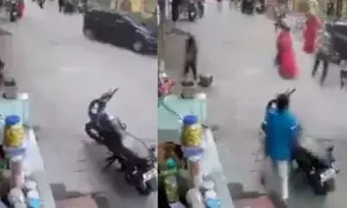 കാറുമായി കറങ്ങാനിറക്കി; പിന്നാലെ വീട്ടുമുറ്റത്ത് കോലമിട്ടിരുന്നവരുടെ ഇടയിലേക്ക് കാർ പാഞ്ഞുകയറി അപകടം; കൗമാരക്കാരൻ കസ്റ്റഡിയിൽ; സംഭവം മധ്യപ്രദേശിൽ