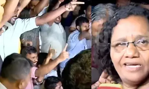 മജിസ്ട്രേറ്റിന് മുന്നില്‍ ഹാജരാക്കിയപ്പോള്‍ ദിവ്യയെ പിന്തുണച്ച് വനിതാ നേതാക്കള്‍; പ്രതിഷേധക്കാര്‍ ആക്രമിച്ചെന്ന് കൗണ്‍സിലര്‍