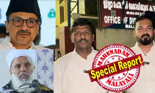 ഉമര്‍ഫൈസി മുക്കത്തിനെതിരെ യൂത്ത് ലീഗ് നേതാവിനെ കൊണ്ടു മലപ്പുറം എസ് പിക്കു പരാതികൊടുപ്പിച്ചത് പാണക്കാട്ടെ നിര്‍ദ്ദേശ പ്രകാരം; പരസ്യമായി തള്ളിപ്പറയുമ്പോഴും രഹസ്യമായി ഉമര്‍ ഫൈസി അനുകൂലിച്ച് സമസ്തയിലെ ഒരു വിഭാഗം; പാണക്കാട് സാദിഖലി തങ്ങളെ ചോദ്യം ചെയ്ത വിവാദം കേസാകുമ്പോള്‍