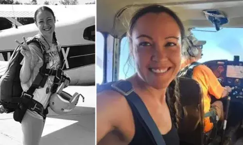 ഫോട്ടോകൾ എടുത്തുകൊണ്ട് പിന്നിലേക്ക് നടന്നു; വിമാനത്തിന്റെ കറങ്ങിക്കൊണ്ടിരുന്ന പ്രൊപ്പല്ലറിൽ തട്ടി അപകടം; യുവതിക്ക് ദാരുണാന്ത്യം