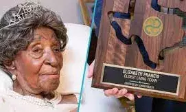 ഫ്രാന്‍സിസ് ഹൂസ്റ്റണിലെ എലിസബത്ത് രാജ്ഞി115-ാം വയസ്സില്‍ അന്തരിച്ചു