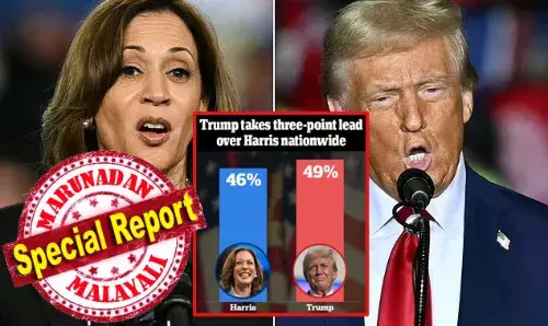 ഇഞ്ചോടിഞ്ച് പോരാട്ടത്തിനൊടുവില്‍ ഡൊണാള്‍ഡ് ട്രംപിന് വ്യക്തമായ മുന്‍തൂക്കം; അവസാന സര്‍വേയില്‍ പറയുന്നത് മൂന്ന് പോയിന്റ് മുന്‍ തൂക്കത്തോടെ ട്രംപ് പ്രസിഡണ്ട് ആകുമെന്ന്; കമലയെ പിന്തുണക്കാത്തതിന്റെ പേരില്‍ വാഷിംഗ്ടണ്‍ പോസ്റ്റില്‍ കലാപം