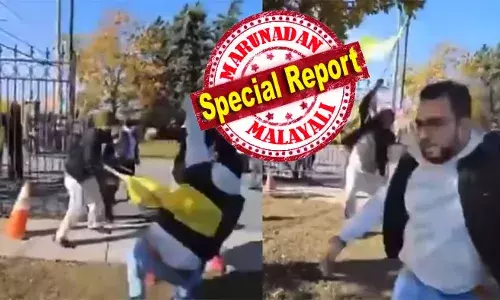 ഖാലിസ്ഥാന്‍ പതാകയുമായി ആക്രോശിച്ചെത്തി കണ്ണില്‍ കണ്ടവരെ എല്ലാം ആക്രമിച്ചു; തടയാന്‍ പോലീസും ഉണ്ടായില്ല; ബ്രാംപ്ടണില്‍ ഹിന്ദു ക്ഷേത്രത്തിന് നേരെയുള്ള ഖലിസ്ഥാന്‍ ആക്രമണം ഗൗരവത്തില്‍ എടുക്കാന്‍ ഇന്ത്യ; കാനഡയില്‍ കൈവിട്ട കളികള്‍