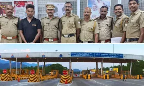 വാളയാർ ടോൾ പ്ലാസയിൽ വൻ കഞ്ചാവ് വേട്ട; വാഹന പരിശോധനക്കിടെ എക്സൈസ് പിടിച്ചെടുത്തത് 7.10 കിലോഗ്രാം കഞ്ചാവ്; 24 കാരനായ അന്യസംസ്ഥാന സ്വദേശി പിടിയിൽ