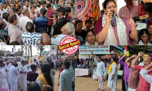 അധികാരമെന്നും നിങ്ങടെ കയ്യില്‍, ശാശ്വതമല്ലെന്നോര്‍ക്കേണം: ശോഭ സുരേന്ദ്രന്‍ എത്തും മുമ്പേ വഖഫ് അധിനിവേശത്തിന് എതിരായ മുനമ്പം സമരത്തില്‍ ഇടിച്ചുകയറിയ കേരള കോണ്‍ഗ്രസ് നേതാക്കള്‍ക്ക് എതിരെ മുദ്രാവാക്യം; മുഖ്യമന്ത്രി ഇരയ്‌ക്കൊപ്പവും വേട്ടക്കാര്‍ക്കൊപ്പവും ഓടരുതെന്ന് ശോഭ സുരേന്ദ്രന്‍; സമരം 24ാം ദിവസം പിന്നിടുന്നു