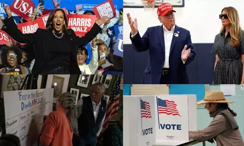 ഒടുവിലായി തിരഞ്ഞെടുപ്പ് തുടങ്ങിയത് ഹവായിയില്‍; യുഎസിലെ 50 സംസ്ഥാനങ്ങളിലും വോട്ടെടുപ്പ് നടപടികള്‍ പുരോഗമിക്കുന്നു; ഫ്ളോറിഡയിലെ പാം ബീച്ചില്‍ വോട്ട് രേഖപ്പെടുത്തി ട്രംപ്; ബൂത്തിലെ നീണ്ട നിര വലിയ പ്രതീക്ഷയെന്ന് പ്രതികരണം; ഫുള്‍ടൗണ്‍ കൗണ്ടിയില്‍ വ്യാജ ബോംബ് ഭീഷണിയും