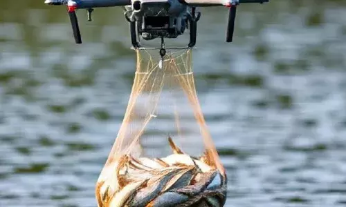 സമുദ്രമത്സ്യ മേഖലയില് മുന്നേറ്റത്തിന് കളമൊരുക്കി ഡ്രോണ് സാങ്കേതികവിദ്യ സമുദ്രമത്സ്യ മേഖലയില് മുന്നേറ്റത്തിന് കളമൊരുക്കി ഡ്രോണ് സാങ്കേതികവിദ്യ