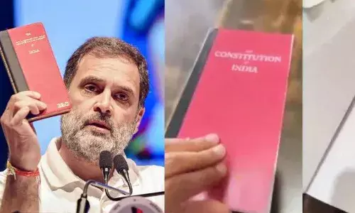 നാഗ്പുരില്‍ വിതരണം ചെയ്ത ഭരണഘടനയില്‍ ഉള്ളടക്കമില്ല; ഉള്‍പേജുകള്‍ വെറും വെള്ളക്കടലാസ്; രാഹുല്‍ ഗാന്ധിക്കെതിരെ ബിജെപി