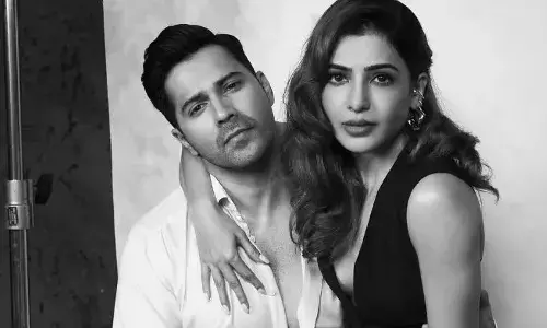 ബ്ലാക്കില്‍ ബോൾഡായി സാമന്ത; ഗ്രേ കോട്ടിൽ വൈറ്റ് ഷർട്ടിട്ട് തിളങ്ങി വരുണ്‍ ധവാൻ; പുതിയ സീരിസിന്‍റെ പ്രമോഷന്‍ ചിത്രങ്ങൾ വൈറൽ; ഏറ്റെടുത്ത് ആരാധകർ