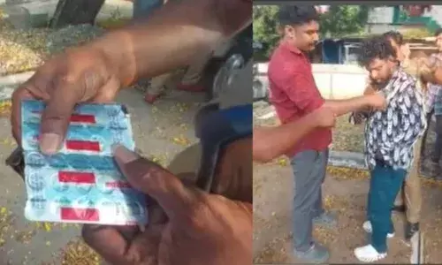 ഇടപാടുകാരെ കാത്ത് റോഡിൽ നിൽക്കെ പരിശോധന; മയക്ക് മരുന്ന് ഗുളികകളുമായി പ്രതി പിടിയിൽ; എക്സൈസ് വലയിലാക്കിയത് കുപ്രസിദ്ധ ഗുണ്ട നീഗ്രോ സുരേഷിനെ