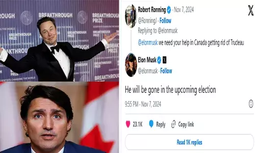 അടുത്തതായി വീഴുക കാനഡയില്‍ ജസ്റ്റിന്‍ ട്രൂഡോ; യുഎസില്‍ ട്രംപിന്റെ രണ്ടാം വരവിനായി പണിയെടുത്തതിന് പിന്നാലെ ഇലോണ്‍ മസ്‌കിന്റെ അടുത്ത പ്രവചനം; ജര്‍മന്‍ ചാന്‍സലര്‍ ഒലാഫ് ഷോള്‍സ് വിഡ്ഢി എന്നും ടെസ്ല-സ്‌പേസ് എക്‌സ് മേധാവി