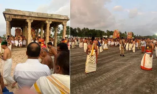 ആറാട്ട് ഘോഷയാത്രയോടെ ശ്രീപത്മനാഭ സ്വാമി ക്ഷേത്രത്തില്‍ അല്‍പശി ഉത്സവത്തിന് സമാപനം; വിമാനത്താവളം അഞ്ച് മണിക്കൂര്‍ അടച്ചിട്ടു