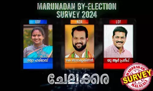 ചേലക്കരയില്‍ ആരുടെ ചേല്? വീണ്ടും ചുവക്കുമോ അതോ കാല്‍നൂറ്റാണ്ടിന്റെ ഇടതുകോട്ട രമ്യാ ഹരിദാസിലുടെ യുഡിഎഫ് തകര്‍ക്കുമോ? ഭരണവിരുദ്ധ വികാരം ശക്തമോ? ബിജെപി വോട്ടുയര്‍ത്തുമോ? പി വി അന്‍വറിന്റെ സ്ഥാനാര്‍ത്ഥി ക്ലച്ച് പിടിക്കുമോ? മറുനാടന്‍ സര്‍വേ ഫലം അറിയാം