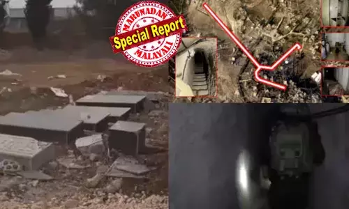 ലെബനനില്‍ സെമിത്തേരിക്ക് താഴെ കൂറ്റന്‍ തുരങ്കം; കണ്‍ട്രോള്‍ റൂമുകളും റോക്കറ്റുകള്‍ ഉള്‍പ്പെടെ ആയുധ ശേഖരവും; ഹിസ്ബുല്ലയുടെ ടണലുകള്‍ തകര്‍ത്ത് ഇസ്രയേല്‍;  ദൃശ്യങ്ങള്‍ എക്‌സില്‍ പങ്കുവച്ച് ഐഡിഎഫ്