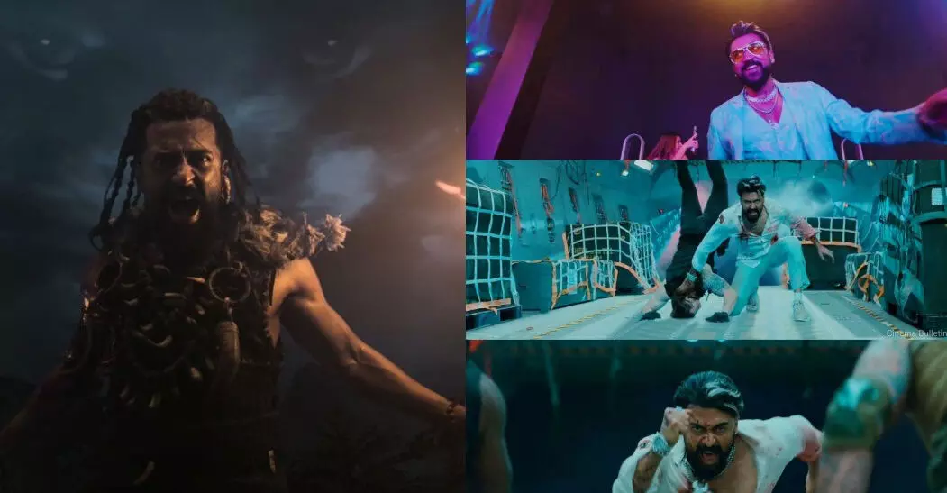 1000 കോടി ക്ലബ്ബ് തുറക്കാന്‍ സൂര്യ; താരം രണ്ട് ഗെറ്റപ്പുകളില്‍ എത്തുന്ന ബിഗ് ബജറ്റ് ചിത്രം കങ്കുവയുടെ റിലീസ് ട്രെയിലര്‍ പുറത്ത്