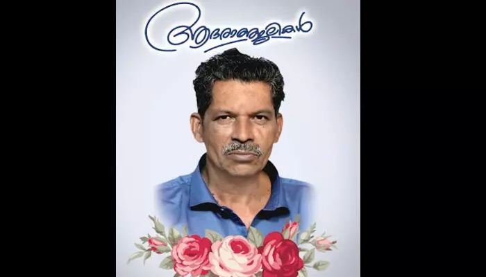 മുറിച്ചു കൊണ്ടിരുന്ന തടി ദേഹത്ത് വീണ് തടിവെട്ട് തൊഴിലാളി മരിച്ചു മുറിച്ചു കൊണ്ടിരുന്ന തടി ദേഹത്ത് വീണ് തടിവെട്ട് തൊഴിലാളി മരിച്ചു