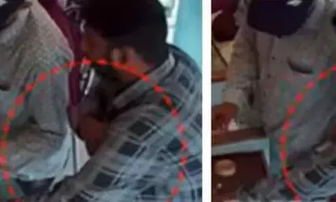 തക്കം നോക്കി ജ്വല്ലറിയിലേക്ക് എത്തി; ജീവനക്കാരൻ അറിയാതെ നൈസായിട്ട് സ്വർണം അടിച്ചുമാറ്റി മുങ്ങി; ദൃശ്യങ്ങൾ പുറത്ത്; പ്രതികൾക്കായുള്ള അന്വേഷണം ആരംഭിച്ച് പോലീസ്