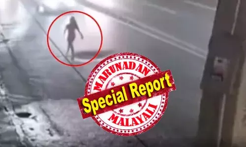 പൂര്‍ണ നഗ്നയായി തിരക്കേറിയ റോഡില്‍ വാഹനങ്ങള്‍ക്ക് നേരെ കൂളായി നടന്ന് 18-കാരി; കൗതകത്തോടെ നോക്കി യാത്രക്കാര്‍; ഞൊടിയിടയില്‍ ഒരു കാറിടിച്ചു തെറിപ്പിച്ചതോടെ സാഹചര്യം മാറി