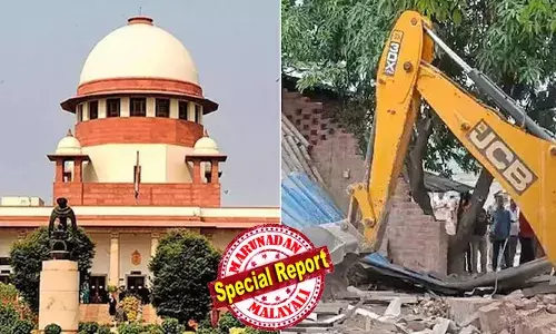 പ്രതികള്‍ കുറ്റക്കാരാണോ എന്ന് തീരുമാനിക്കേണ്ടത് കോടതികളും ജഡ്ജിമാരുമാണ്;   ഭരണകര്‍ത്താക്കള്‍  ശിക്ഷ വിധിക്കുന്ന ജഡ്ജിമാരല്ല;  സര്‍ക്കാര്‍ കോടതിയാകേണ്ട; ബുള്‍ഡോസര്‍ രാജിന് തടയിട്ട് സുപ്രീം കോടതി