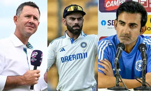 ഗംഭീറിന് തുടക്കം മുതല്‍ ചില പ്രശ്‌നങ്ങളുണ്ട്; ന്യൂസീലന്‍ഡിനോടു തോറ്റപ്പോള്‍ ശരിക്കും പേടിച്ചു;  ഇന്ത്യന്‍ പരിശീലകനെ വീണ്ടും പ്രകോപിപ്പിച്ച് റിക്കി പോണ്ടിംഗ്;  ടെസ്റ്റ് പരമ്പരയ്ക്ക് മുന്നെ ഇന്ത്യന്‍ ടീമിനെ സമ്മര്‍ദ്ദത്തിലാക്കാനുള്ള നീക്കമെന്ന് ആരാധകര്‍