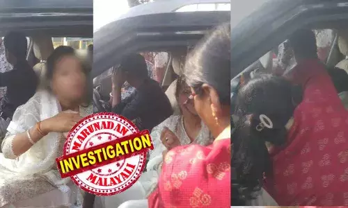 കാമുകിയുമായി തനിച്ചു സംസാരിക്കണം; ദൂരങ്ങൾ താണ്ടി ഹോട്ടലിൽ മുറിയെടുത്തു; ഭർത്താവ് അറിയാതെ പിന്തുടർന്ന് ഭാര്യയും; മണിക്കൂറുകൾ കഴിഞ്ഞ് പുറത്തിറങ്ങിയതും മുന്നിൽ..ദേ ഭാര്യ; ചെകിട്ടത്ത് കിട്ടിയ ആദ്യ അടിയിൽ കിളി പോയി; കണ്ട് നിന്നവർക്ക് ചിരിപൊട്ടി; ദൃശ്യങ്ങൾ വൈറൽ; ഗ്രാമപഞ്ചായത്ത് അധ്യക്ഷന് സംഭവിച്ചത്..!