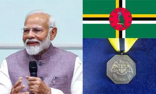 പ്രധാനമന്ത്രി നരേന്ദ്രമോദിക്ക് ഡൊമിനിക്കയുടെ പരമോന്നത പുരസ്‌കാരം;  ഇന്ത്യാ-കാരിക്കോം ഉച്ചകോടിക്കിടെ ഡൊമിനിക്കന്‍ പ്രസിഡന്റ് സില്‍വാനി ബര്‍ട്ടന്‍ പുരസ്‌കാരം സമ്മാനിക്കും