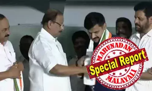 സന്ദീപിനെ ഷാള്‍ അണിയിച്ചും ആലിംഗനം ചെയ്തും സ്വീകരിച്ച് കോണ്‍ഗ്രസ് നേതാക്കള്‍; വെറുപ്പ് മാത്രം ഉല്‍പ്പാദിപ്പിക്കുന്ന ഫാക്ടറിയായി ബിജെപി മാറിയെന്ന് സന്ദീപ്; വെറുപ്പിന്റെയും വിദ്വേഷത്തിന്റെയും ക്യാമ്പ് വിട്ടുവന്നതില്‍ സന്തോഷം; സ്‌നേഹത്തിന്റെ കടയില്‍ താന്‍ അംഗത്വം എടുക്കുന്നുവെന്നും സന്ദീപ് വാര്യര്‍