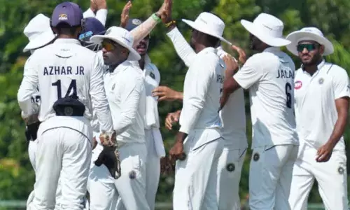 രഞ്ജിയില്‍ ഹരിയാനയെ എറിഞ്ഞിട്ട് കേരളം; 127 റണ്‍സിന് കേരളത്തിന് നിര്‍ണായക ലീഡ്: ഇന്നത്തെ മത്സരം സമനിലയായാല്‍ കേരളത്തിന് മൂന്നും ഹരിയാനക്ക് ഒരു പോയന്റുമാണ് ലഭിക്കും