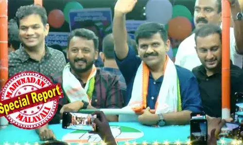 രാഹുല്‍ മാങ്കൂട്ടത്തിലിന് വോട്ടുതേടി സന്ദീപ് വാര്യര്‍ കളത്തില്‍..! യുഡിഎഫ് സ്ഥാനാര്‍ഥിക്കായി പാലക്കാട്ട് റോഡ് ഷോയില്‍ പങ്കെടുത്തു; മുദ്രാവാക്യം വിളിച്ചു സ്വീകരിച്ചു കോണ്‍ഗ്രസുകാര്‍; നാളെ പാണക്കാട്ടെത്തി സാദിഖ് അലി ശിഹാബ് തങ്ങളെ കാണും; അടിമുടി കോണ്‍ഗ്രസുകാരനായി ജ്ഞാനസ്‌നാനം ചെയ്യാന്‍ സന്ദീപ് വാര്യര്‍