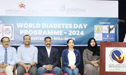 മീഡിയ പ്ളസും ഖത്തര് ഡയബറ്റിക് അസോസിയേഷനും സംയുക്തമായി സംഘടിപ്പിച്ച പ്രമേഹ ബോധവല്ക്കരണം ശ്രദ്ധേയമായി മീഡിയ പ്ളസും ഖത്തര് ഡയബറ്റിക് അസോസിയേഷനും സംയുക്തമായി സംഘടിപ്പിച്ച പ്രമേഹ ബോധവല്ക്കരണം ശ്രദ്ധേയമായി