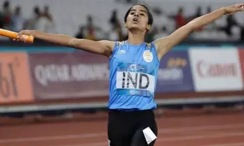 ഉത്തേജക പരിശോധനയില്‍ ക്ലോമിഫൈനിന്റെ സാന്നിധ്യം; ഏഷ്യന്‍ ഗെയിംസില്‍ സ്വര്‍ണ മെഡല്‍ ജേതാവ് വിസ്മയയ്ക്ക് താല്‍ക്കാലിക സസ്‌പെന്‍ഷന്‍
