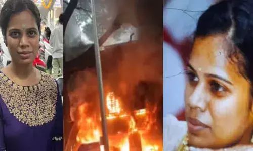 ഇലക്ട്രിക് സ്‌കൂട്ടര്‍ ഷോറൂമില്‍ തീപിടിത്തം; കാഷ്യറായ യുവതിക്ക് ദാരുണാന്ത്യം: 45ലേറെ സ്‌കൂട്ടറുകള്‍ കത്തി നശിച്ചു