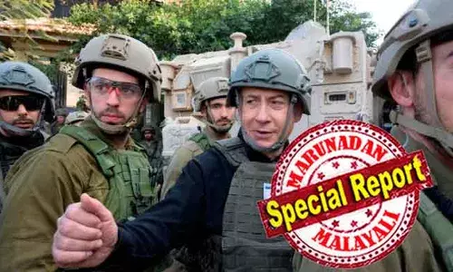 യുദ്ധം അവസാനിച്ചു കഴിഞ്ഞാല്‍ ഹമാസ് ഇനി ഒരിക്കലും ഗാസ ഭരിക്കില്ല; ഗാസാ മുനമ്പിലെ അപ്രതീക്ഷിത സന്ദര്‍ശനത്തിലൂടെ നെതന്യാഹു നല്‍കുന്നത് ഇസ്രയേലിന് ആരേയും ഭയമില്ലെന്ന സന്ദേശം; ബന്ദികളെ കണ്ടെത്തുന്നവര്‍ക്ക് 50 ലക്ഷം ഡോളര്‍ സമ്മാനം; ഇസ്രയേല്‍ പ്രധാനമന്ത്രി രണ്ടും കല്‍പ്പിച്ച്