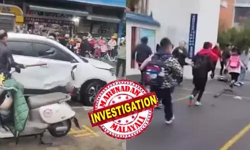 മകനെ സ്കൂളിൽ വിട്ടു മടങ്ങുന്നതിനിടെ പ്രകോപനം; കുട്ടികൾക്കിടയിലേക്ക് കാർ ഓടിച്ച് കയറ്റി ക്രൂരത; ഭയന്ന് നിലവിളിച്ച് കുട്ടികൾ; വിദ്യാർത്ഥികളും രക്ഷിതാക്കളും ചിതറിയോടി; പിന്നാലെ ആൾകൂട്ടം ചേർന്ന് കാർ തടഞ്ഞ് നിർത്തി; യുവാവിനെ നല്ലവണ്ണം കൈകാര്യം ചെയ്തുവിട്ടു; കാറിനേയും അടിച്ചു തകർത്തു; ഒടുവിൽ സംഭവിച്ചത്..!