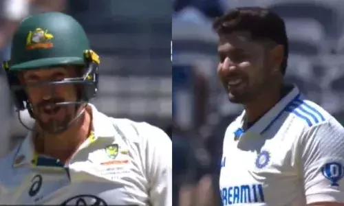 നിന്നെക്കാള്‍ വേഗത്തില്‍ പന്തെറിയാന്‍ എനിക്ക് അറിയാം, നിനക്ക് ഓര്‍മയുണ്ടാവുമല്ലൊ; ഇന്ത്യൻ ഫാസ്റ്റ് ബൗളർക്ക് മിച്ചൽ സ്റ്റാര്‍ക്കിന്റെ മുന്നറിയിപ്പ്; സ്റ്റാർക്കിനെ പവലിയനിലേക്കയച്ച് ഹര്‍ഷിത് റാണ; പെർത്ത് ടെസ്റ്റിൽ തകർന്നടിഞ്ഞ് കങ്കാരുപ്പട