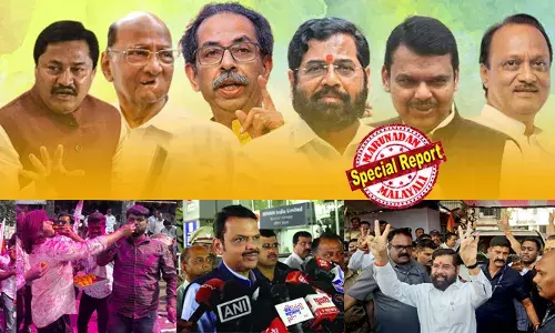 ലോക്‌സഭ തെരഞ്ഞെടുപ്പില്‍ 17 സീറ്റുമായി നാണംകെട്ടു; എട്ട് മാസത്തിനുള്ളില്‍ മഹാരാഷ്ട്ര കാവിതരംഗത്തില്‍;  മഹായുതി സര്‍ക്കാര്‍ അധികാരം നിലനിര്‍ത്തുന്നത് മൂന്നില്‍ രണ്ട് ഭൂരിപക്ഷത്തോടെ;  തെരഞ്ഞെടുപ്പില്‍ അദാനി പണമൊഴുക്കിയെന്ന് ശിവസേന ഉദ്ധവ് വിഭാഗം