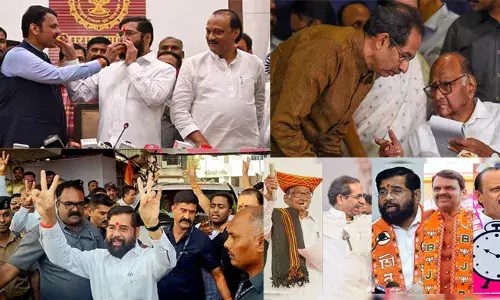 മഹാരാഷ്ട്രയില്‍ 75 സീറ്റുകള്‍ ബിജെപിക്ക് താലത്തില്‍ വച്ച് കൊടുത്ത് ഉദ്ധവ് താക്കറെയും ശരദ് പവാറും; ഷിന്‍ഡെ സേനയും അജിത് പവാര്‍ എന്‍സിപിയും ചേര്‍ന്ന് അപഹരിച്ച ഈ സീറ്റുകള്‍ തകര്‍ത്തത് മഹാവികാസ് അഗാഡിയെ; പിളര്‍ന്നില്ലായിരുന്നെങ്കില്‍ ഈ തിരഞ്ഞെടുപ്പില്‍ ജയിക്കുക എം വി എ; തലയില്‍ കൈകൊടുത്ത് ഉദ്ദവും ശരദ് പവാറും