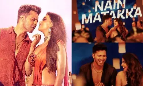 ബോളിവുഡ് അരങ്ങേറ്റം തകർക്കും; വരുൺ ധവാനൊപ്പം ഗ്ലാമറസായി കീർത്തി സുരേഷ്; ബേബി ജോൺ ഗാനത്തിന്‍റെ പ്രമോ പുറത്ത്