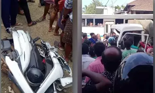 സ്കൂട്ടറിന് പിന്നിൽ ടിപ്പര്‍ ലോറിയിടിച്ച് അപകടം; ഒരാള്‍ മരിച്ചു; ഒരാള്‍ക്ക് ഗുരുതര പരിക്ക്; സംഭവം മലപ്പുറം വഴിക്കടവിൽ