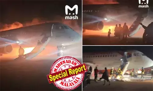 തീപിടിച്ച വിമാനത്തില്‍ ഭയന്ന് നിലവിളിച്ച് യാത്രക്കാര്‍; ഒരു വശത്ത് അഗ്നി ആളുമ്പോള്‍ കുട്ടികള്‍ അടക്കമുള്ളവരെ പുറത്തെത്തിച്ച അതിവേഗ രക്ഷാപ്രവര്‍ത്തനം; റഷ്യന്‍ വിമാനത്തിന് തുര്‍ക്കിയിലെ വിമാനത്താവളത്തില്‍ തീപിടിച്ച ഞെട്ടിക്കുന്ന ദൃശ്യങ്ങള്‍