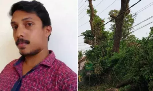 കഴുത്തിൽ കയർ കുരുങ്ങി ബൈക്ക് യാത്രക്കാരൻ മരിച്ച സംഭവം; കരാറുകാരൻ അറസ്റ്റിൽ; അപകടത്തിന്‍റെ ഉത്തരവാദിത്വം കരാറുകാരന്