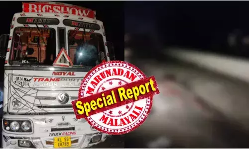 ജെകെ തിയേറ്ററിന് സമീപം വഴിയരുകില്‍ ഉറങ്ങി കിടന്നത് കുട്ടികള്‍ അടങ്ങുന്ന നാടോടികള്‍; കണ്ണൂരില്‍ നിന്നും പെരുമ്പിലാവിലേക്ക് പോവുകയായിരുന്ന തടി ലോറി നിയന്ത്രണം വിട്ട് പാഞ്ഞു കയറിയത് പുലര്‍ച്ചെ നാലു മണിക്ക്; അഞ്ചു പേരും തല്‍ക്ഷണം മരിച്ചു; മരിച്ചവരില്‍ രണ്ടു കുട്ടികളും; നാട്ടികയിലേത് നടക്കുന്ന അപകടം; ലോറി ഡ്രൈവര്‍ കസ്റ്റഡിയില്‍